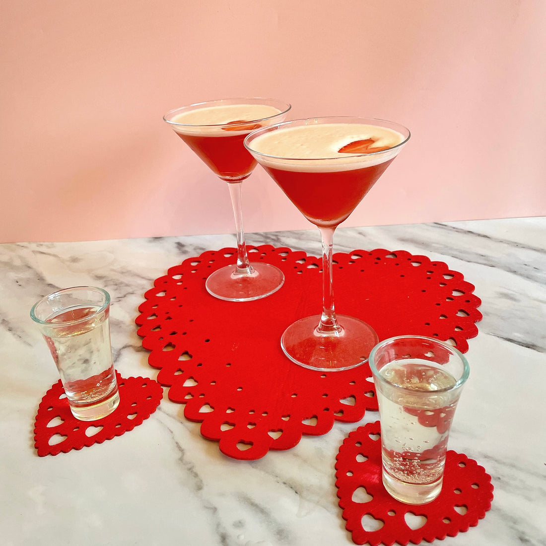 Our Valentines twist on a Pornstar Martini 💕
